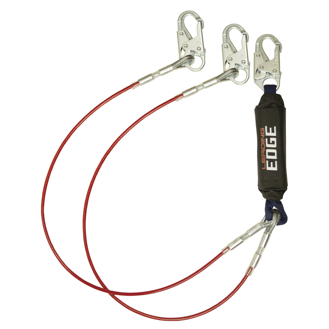 FallTech 8354LEY - 6' Leading Edge Cable Energy Absorbing Lanyard