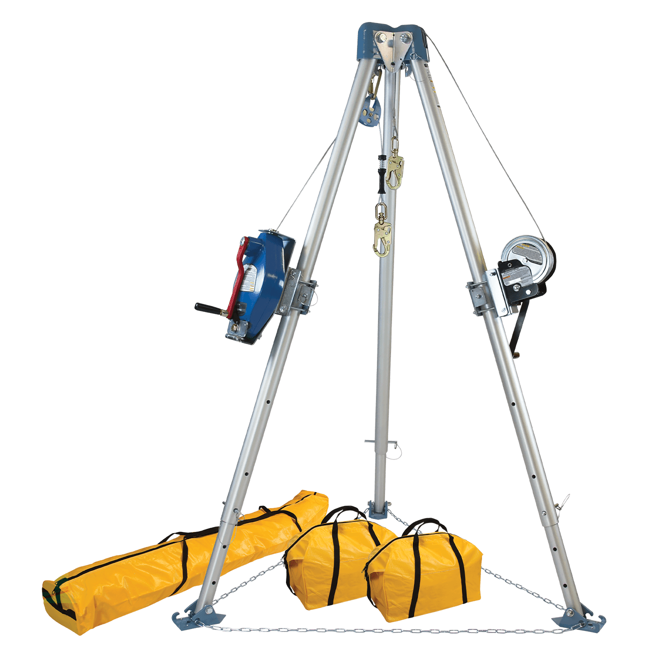 FallTech 7504 - 11' Confined Space Tripod System with 60