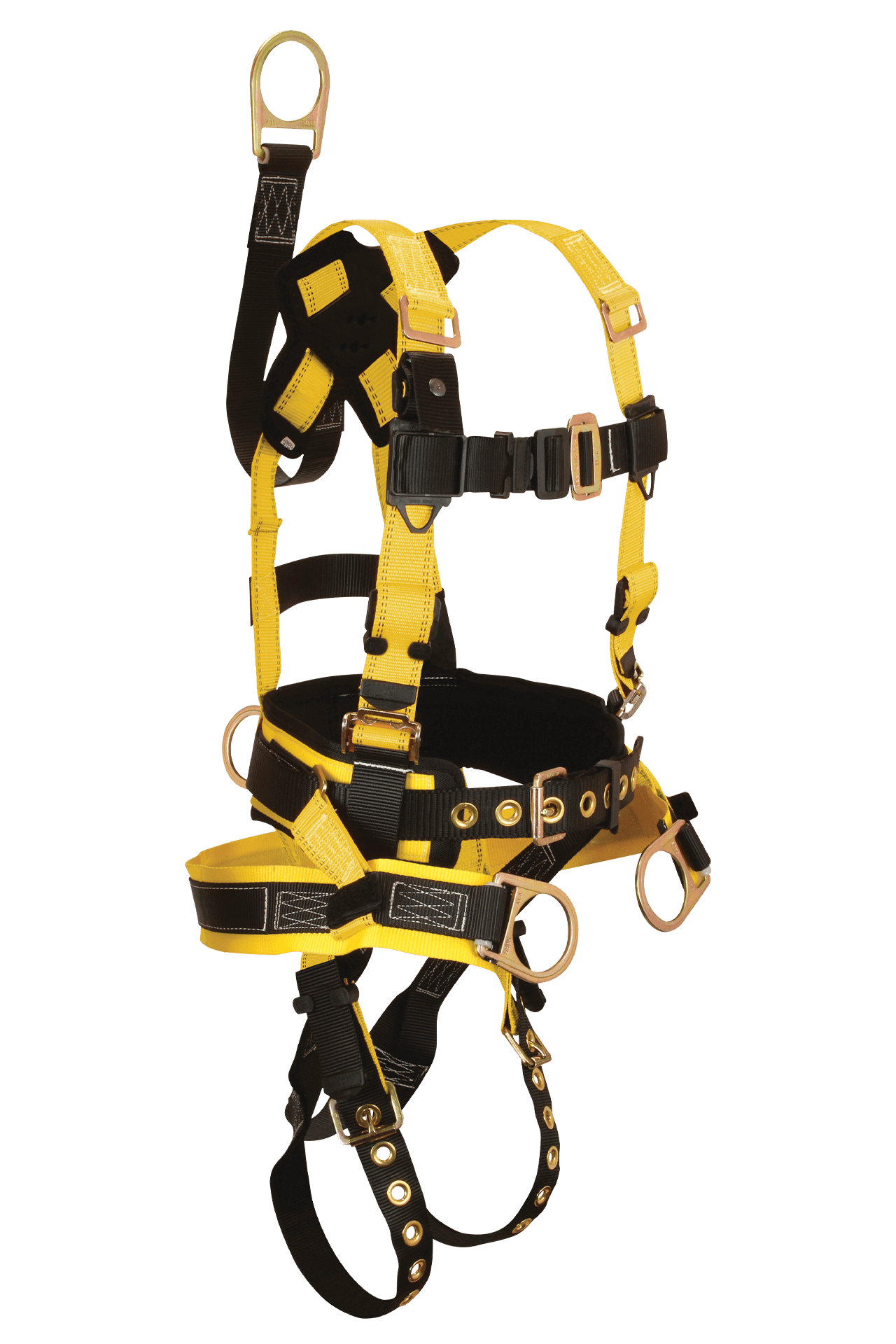 FallTech 8021 - Roughneck 4D Derrick Bosun Belted Full Body