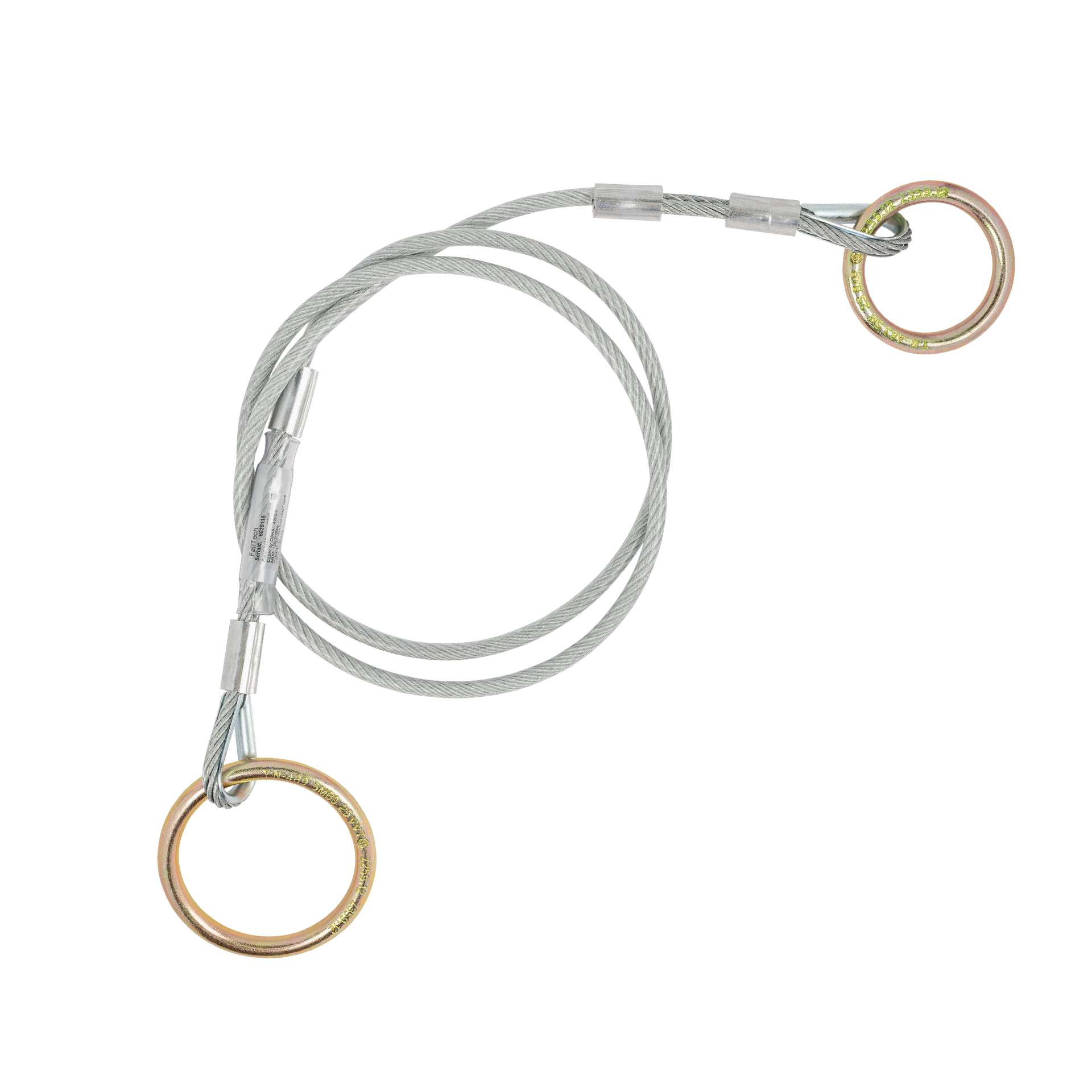 FallTech 7428 - Cable Pass-Through Sling Anchor with Vinyl Coated