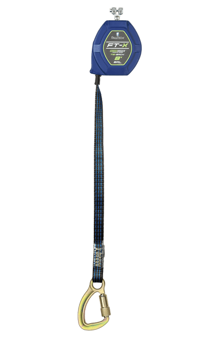 8' FT-X® EdgeCore™ Tie-Back Class 2 Leading Edge Personal SRL-P, Replacement-leg with Steel 5k Carabiner with SpeedLink™