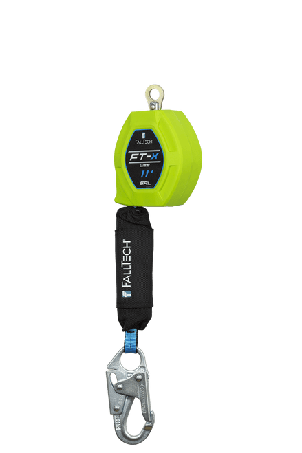 11' FT-X® Web Class 1 SRL-P with Steel Snap Hook