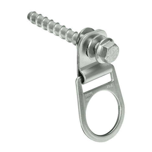 Rotating D-Ring Anchor with Concrete Screw