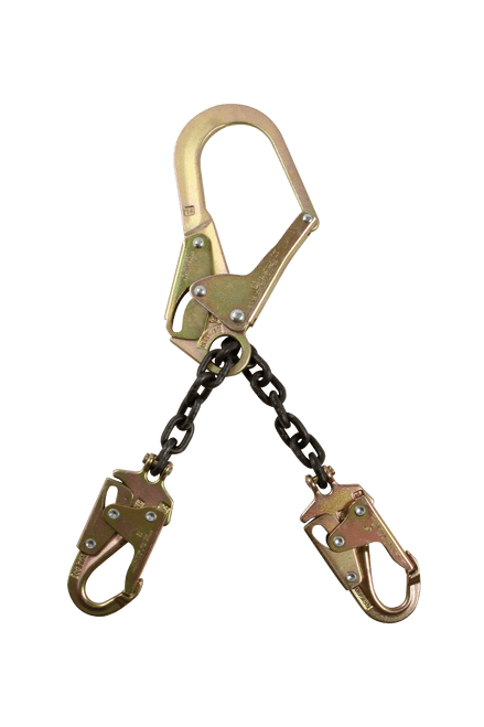 17" Standard-duty Rebar Positioning Assembly with Chain and Steel non-Swivel Rebar Hook
