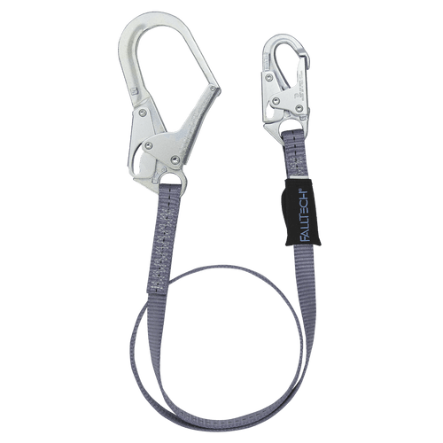 3' Web Restraint Lanyard, Fixed-Length with Steel Connectors