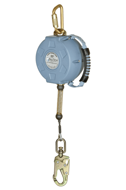 FallTech Contractor SRL with 20' Galvanized Cable and Anchorage Carabiner