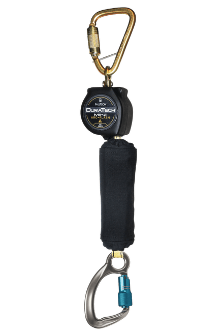 6' Arc Flash Mini Personal SRL with Aluminum Carabiner, Includes Steel Dorsal Connecting Carabiner