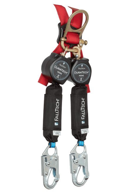 6' Mini Personal SRL with Steel Snap Hooks, Includes Triple-Lock Steel Dorsal Connector