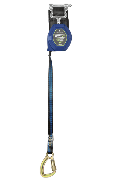8' FT-X® EdgeCore™ Tie-Back Class 2 Leading Edge Personal SRL-P, Single-leg with Steel 5k Carabiner