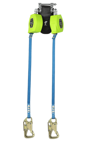 8' FT-X™ Web Tie-Back Class 1 Personal SRL-P, Twin-leg with Steel 5k Snap Hook