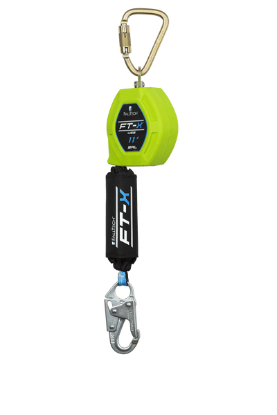 11' FT-X™ Web Class 1 SRL-P with Steel Snap Hook, Includes Steel Dorsal Connecting Carabiner