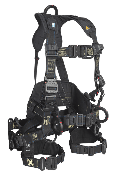 Carbon FT-Arc Fit Tower™  6D Tower Climber Full Body Harness, Quick-Connect Leg Adjustments