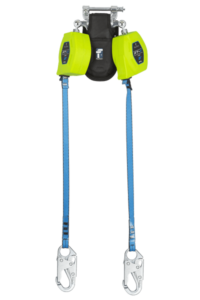 9' FT-X® Web Class 1 SRL-P, Twin-Leg with Steel Snap Hook 