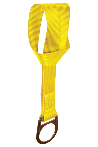 Cinch-Loop Web Anchor for Choke-On Installation