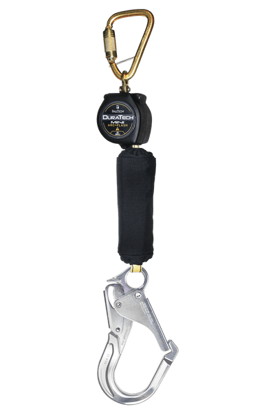 6' Arc Flash Mini Personal SRL with Aluminum Rebar Hook, Includes Steel Dorsal Connecting Carabiner