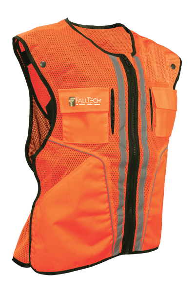 Construction Grade High-visibility Orange Safety Vest