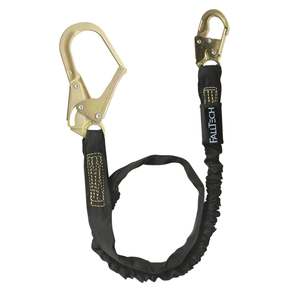 6' WeldTech Nomex Energy Absorbing Lanyard, Single-Leg with Steel Connectors