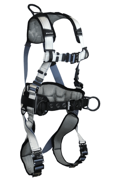 FlowTech LTE 3D Construction Belted Full Body Harness, Locking Quick Connect Adjustment