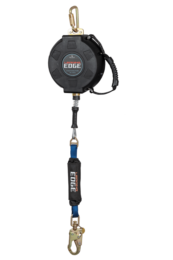 Contractor Leading Edge SRL with 50' Galvanized Steel Cable and Anchorage Carabiner