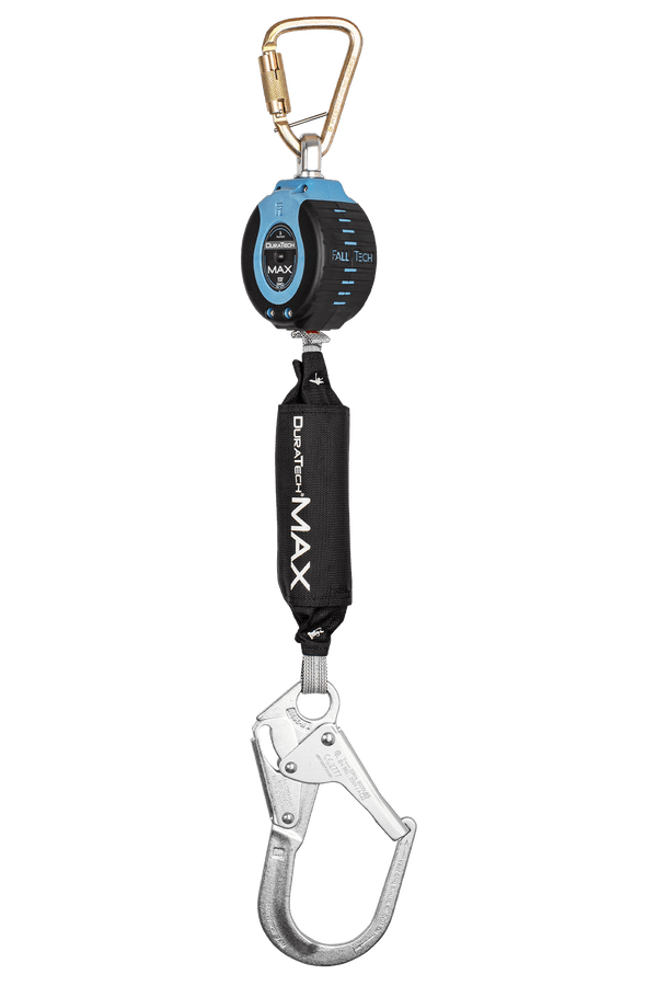 9' DuraTech® MAX Personal SRL with Steel Rebar Hook, Includes Steel Dorsal Connecting Carabiner