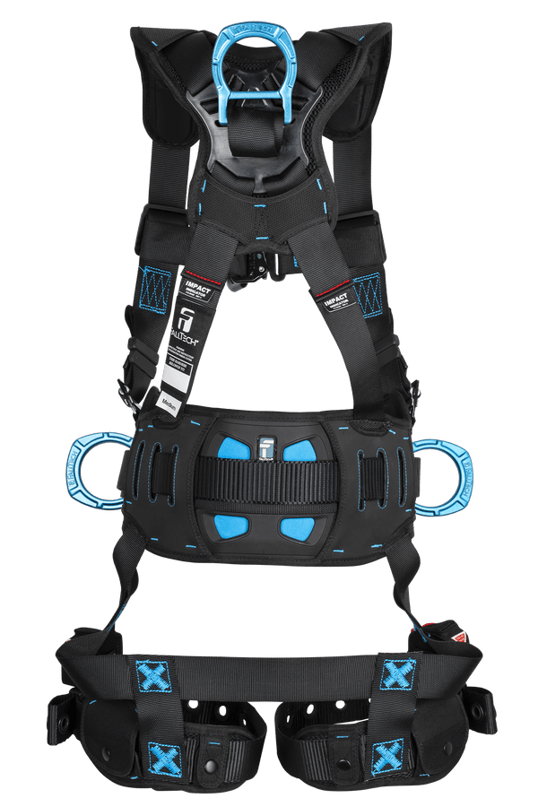 FT-One® 4D Construction Climbing Full Body Harness, Tongue Buckle Leg Adjustments