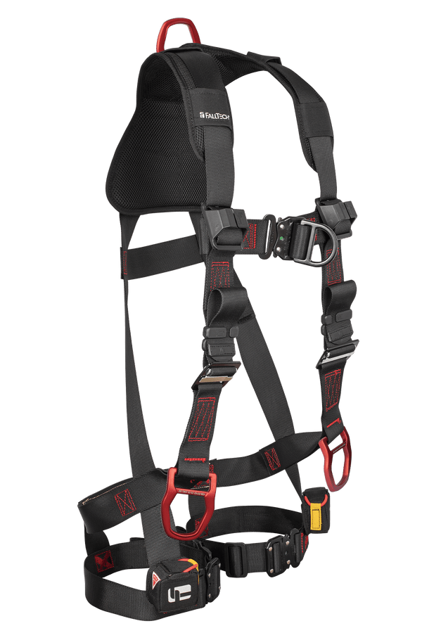 【HI FI FNK】Cover Curved Belted Denim FT-Iron® 3D+FD Climbing Non-Belted Full Body Harness, Quck