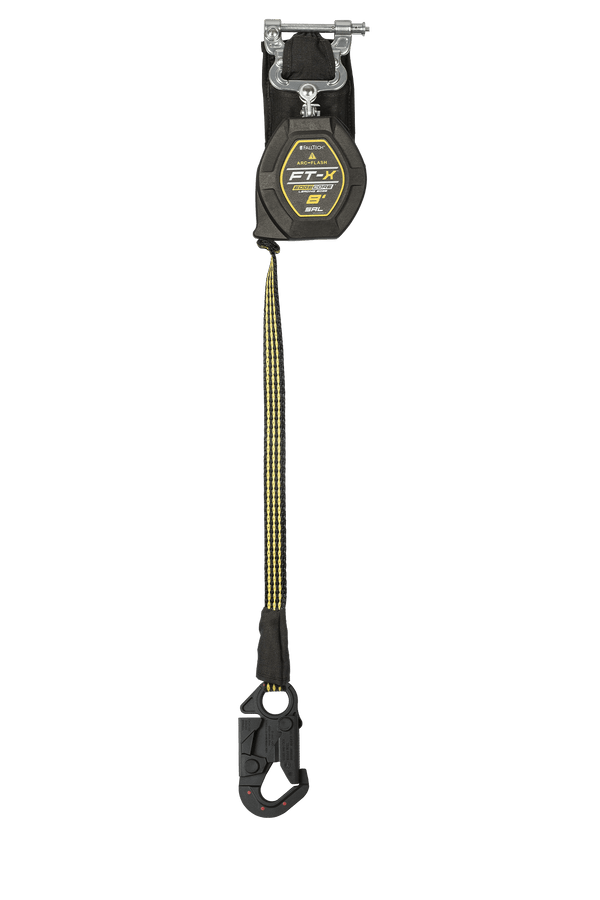 8' FT-X® EdgeCore™ Arc Flash Class 2 Leading Edge Personal SRL-P, Single-leg with Dielectric Snap Hook