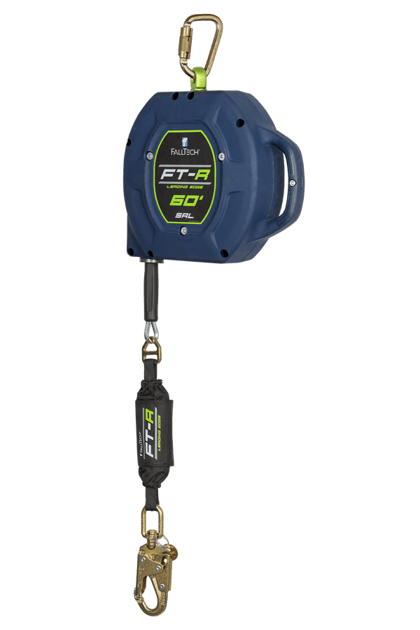 FT-R® Class 2 Leading Edge SRL with 60' Galvanized Steel Cable, 420 lb max.
