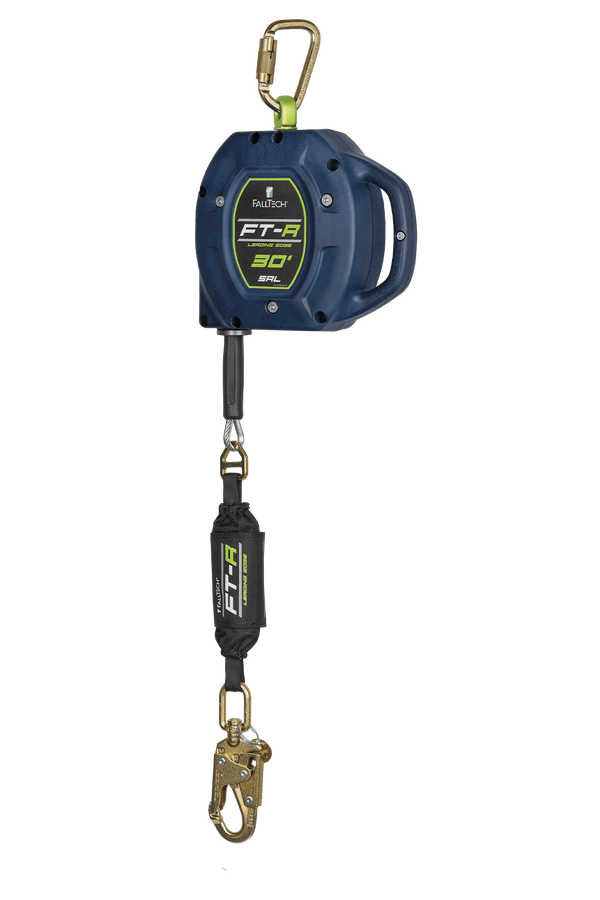 FT-R® Class 2 Leading Edge SRL with 30' Galvanized Steel Cable, 420 lb max.