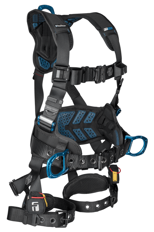 FT-One Fit™ 3D Construction Belted Women's Full Body Harness, Tongue Buckle Leg Adjustments