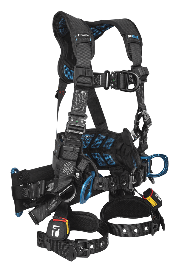 Carbon FT-One Fit Tower™  6D Tower Climber Full Body Harness, Tongue Buckle Leg Adjustments
