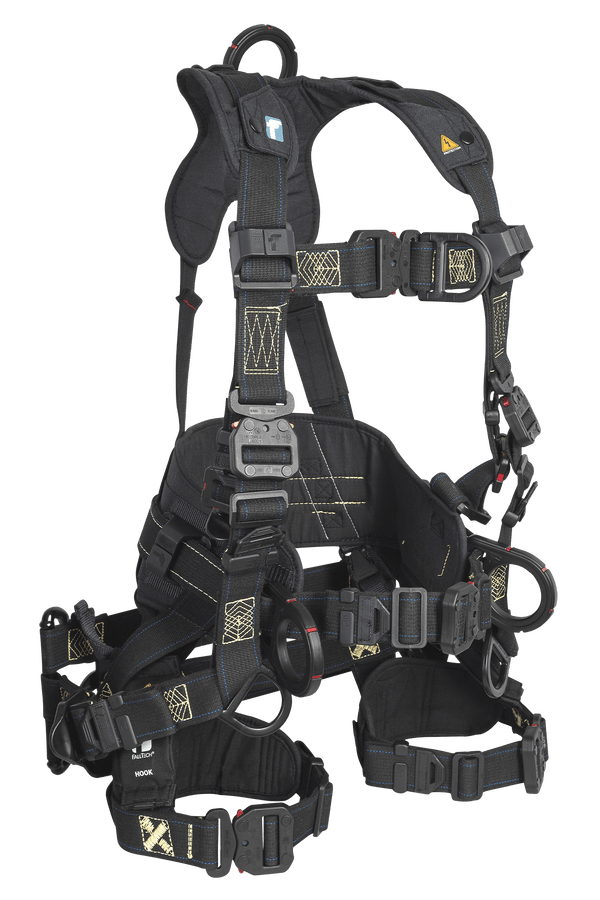 Carbon FT-Arc Fit Tower™  6D Tower Climber Full Body Harness, Quick-Connect Leg Adjustments