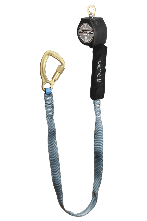 9' WrapTech Mini Personal SRL with Steel 5k Carabiner