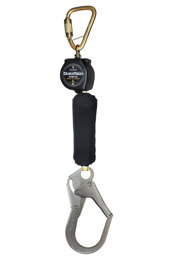 6' Arc Flash Mini Personal SRL with Steel Rebar Hook, Includes Steel Dorsal Connecting Carabiner