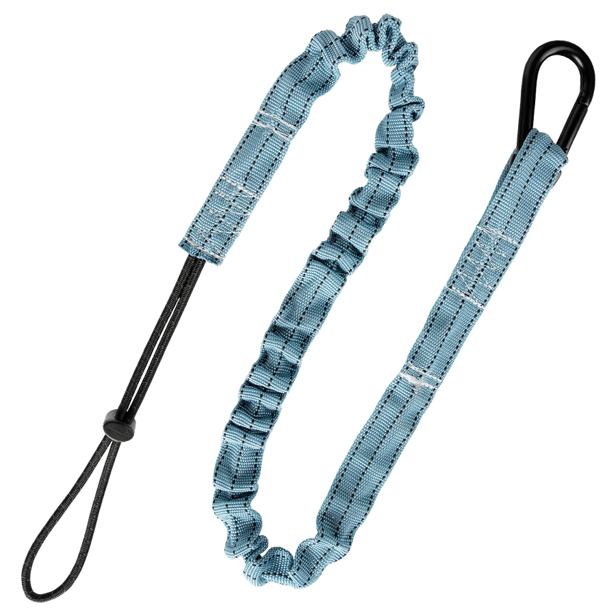 15 lb Tool Tether with choke-On cinch-Loop and steel carabiner, 36"