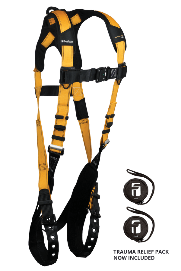 Journeyman Flex Aluminum 1D Standard Non-Belted Full Body Harness, Tongue Buckle Leg Adjustment