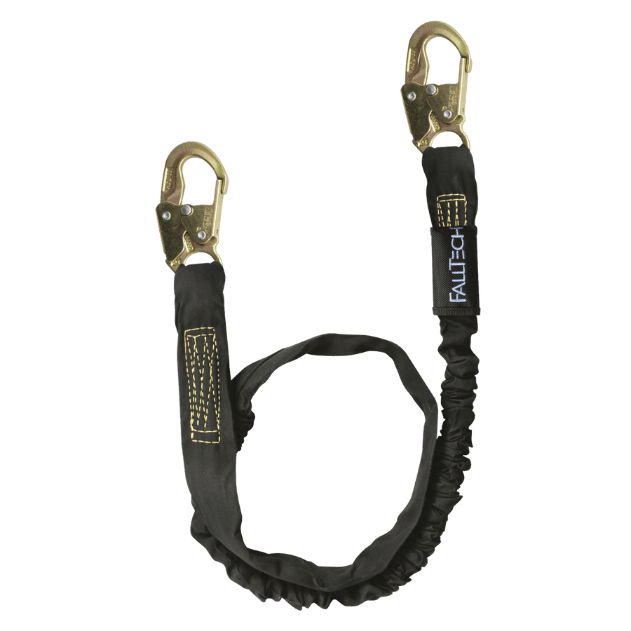 6' WeldTech Nomex Energy Absorbing Lanyard, Single-Leg with Steel Snap Hooks