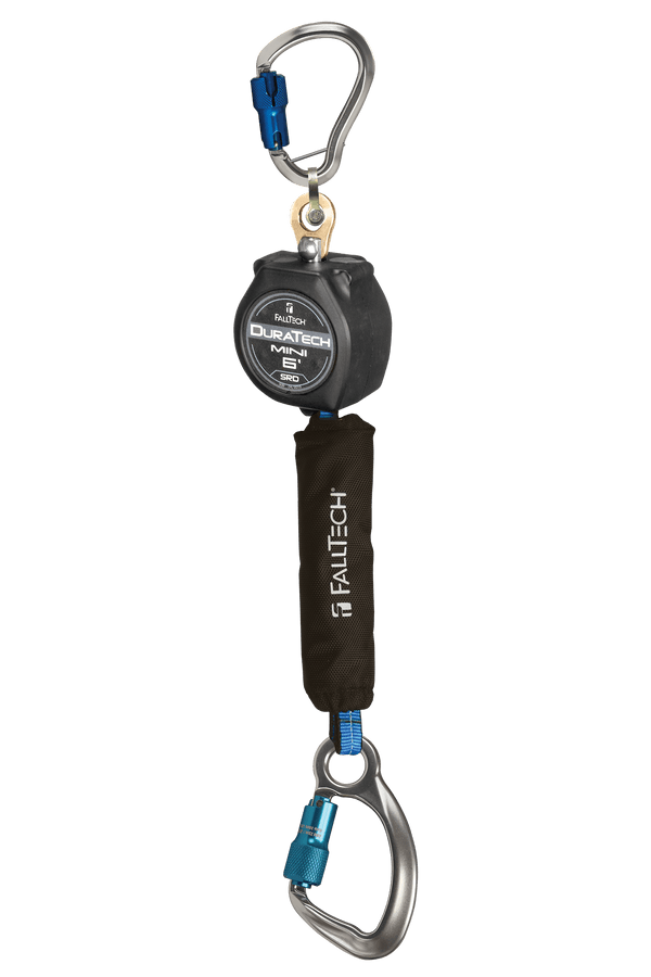 6' Mini Personal SRL with Aluminum Carabiner, Includes Aluminum Dorsal Connecting Carabiner