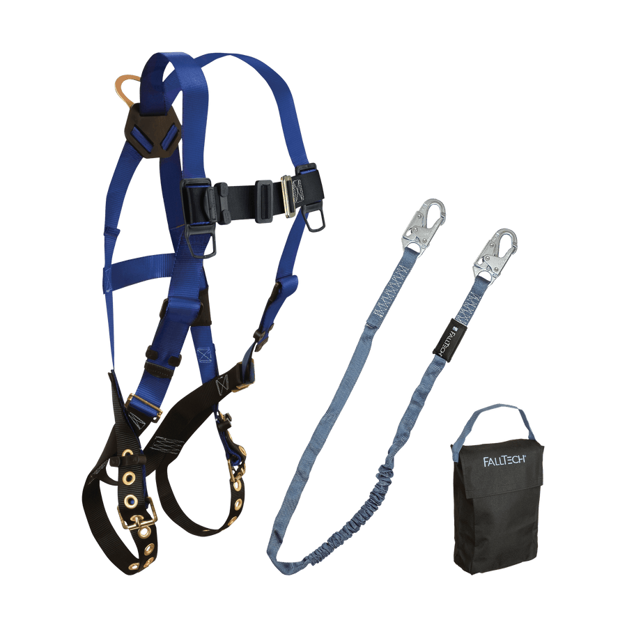 Harness and Lanyard 3pc Kit Including Small Storage Bag (7016, 8259, 5005)