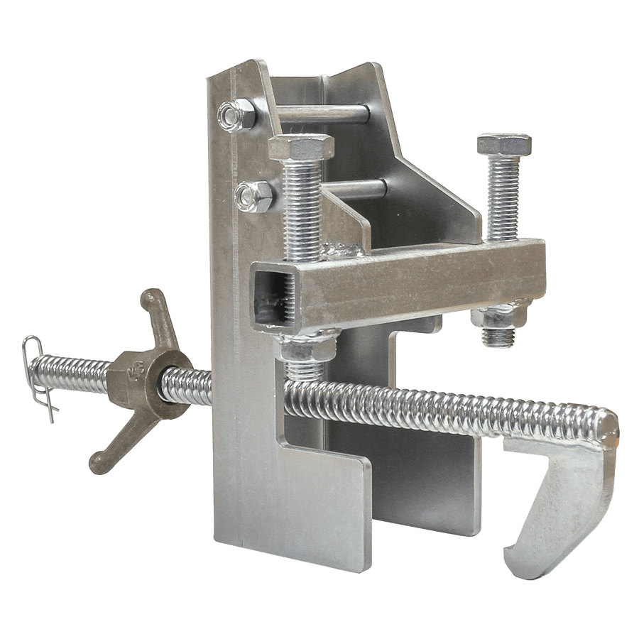 I-Beam Stanchion Clamp and Base only (No Post)