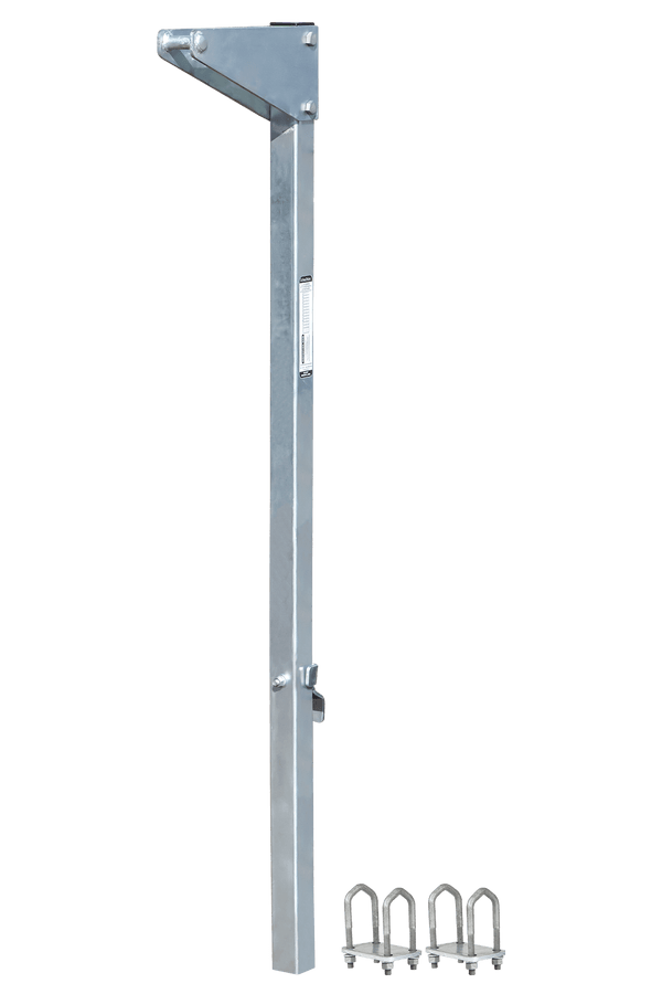 10' Bolt-On Ladder Stanchion Anchor with 12" Overhead Offset