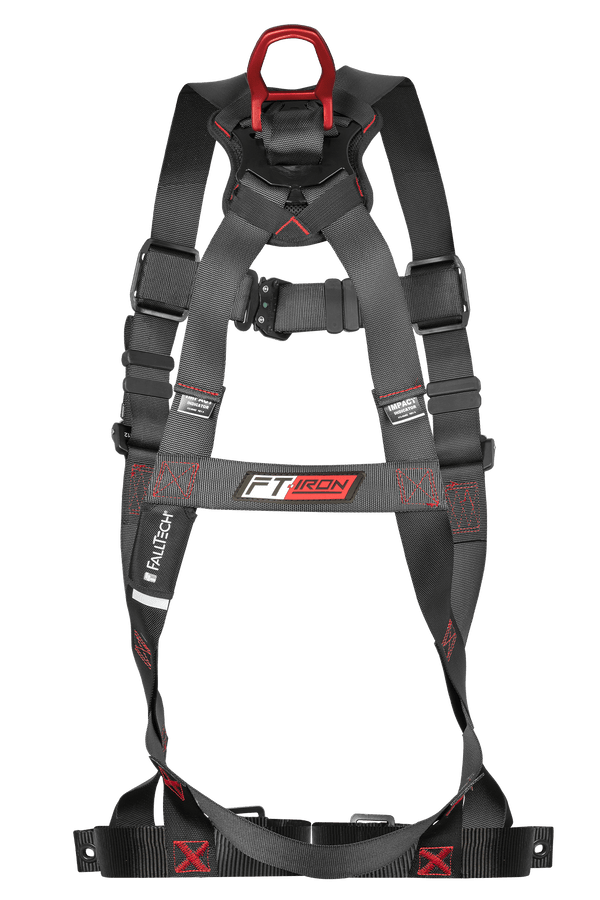 FT-Iron® 1D Standard Non-Belted Full Body Harness, Tongue Buckle Leg Adjustment