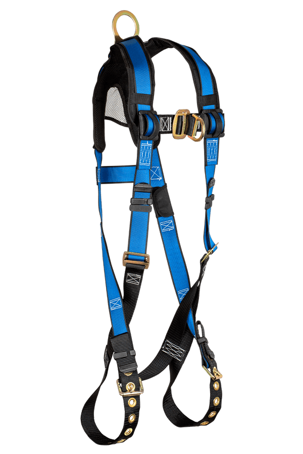 FallTech 7016BFD Contractor+ Front 1D Standard Non-Belted Full Body  Harness