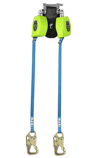 スーツ 50's style Fleck Nep Homespun Setup 8' FT-X® Web Tie-Back Class 1 Personal SRL-P, Twin-leg with