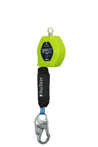 11' FT-X® Web Class 1 SRL-P with Steel Snap Hook - FallTech