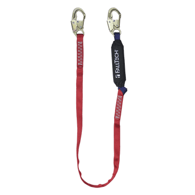 FallTech 8247B - 6' Ironman 12' free fall Energy Absorbing Lanyard