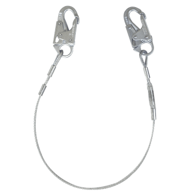 FallTech 830636 - 3' Cable Restraint Lanyard, Fixed-Length with