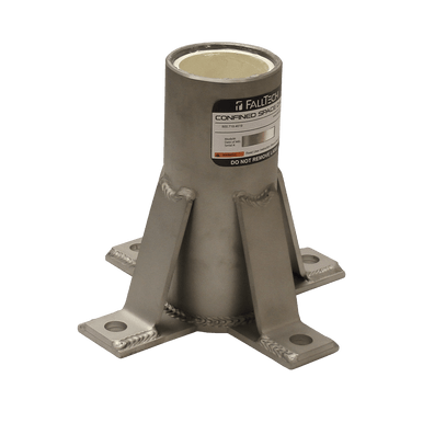 FallTech 65060FMS - Floor-Mount Stainless Steel Bolt-On Fixed