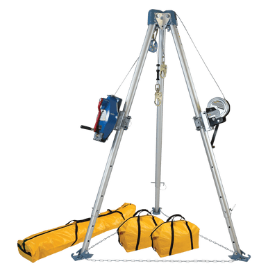 FallTech 7504 - 11' Confined Space Tripod System with 60