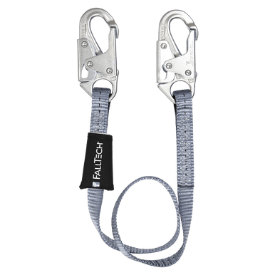 FallTech 8204 - 4' Web Restraint Lanyard, Fixed-Length with Steel